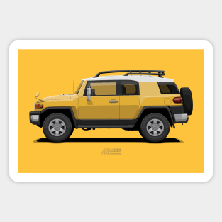 FJ Cruiser Yellow Sun Fusion Magnet